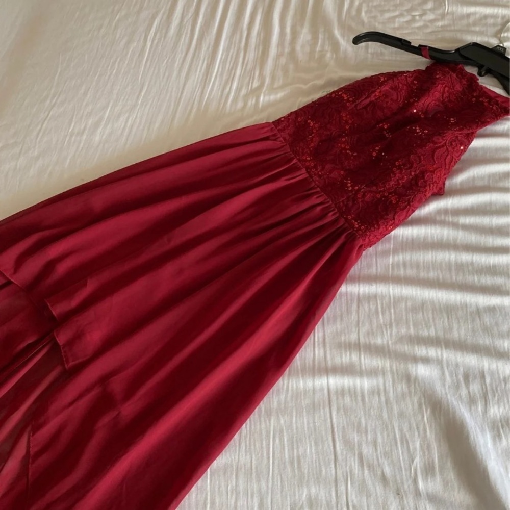 Red Sparkly dress